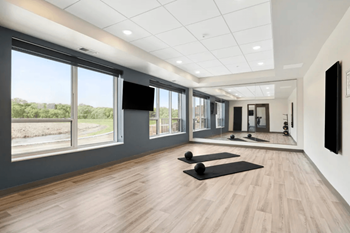 Group fitness studio